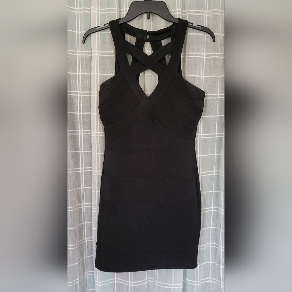 CRYSTAL Doll Little Black Dress Sz 1